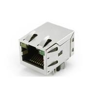 Pulse Electronics JD1-0004NL Magnetic Jack Through Hole 1X1 10/100 Tab Up
