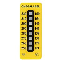 OMEGA TL-8-410-30 8 Point Non-Reversible Temperature Label (500 °F)