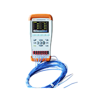 JINKO JK808 Handheld Multi-Channel Temperature Meter (-200℃ to 1300℃, 8 channels)