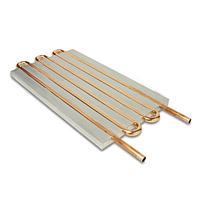 Advanced Thermal Solutions ATS-TCP-1023 Tubed, 6-Pass Tubed Cold Plate, Stainless Steel, 0.006 Degree C/W, 6-Pass, 610x191x15mm