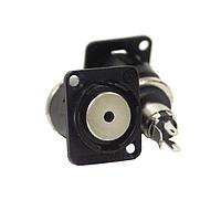 Switchcraft EH35MMSNSCB Phone Connectors EH Series 3.5MM, 3 Conductor Jack To Solder Contacts (double closed circuit) - Black Finish