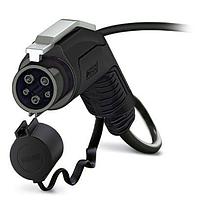 PHOENIX CONTACT 1102140 AC Charging Cable CHARX connect  AC charging cable with vehicle charging connector and open cable end  Without protective cap  Housing color black-black  for charging electric vehicles (EV) with alternating current (AC) via type 1 vehicle charging inlets  for installa