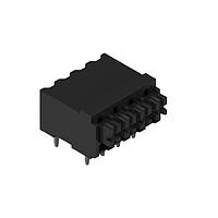 Wurth Elektronik 691410110004 Fixed Terminal Blocks WR-TBL 3.5mm pitch Monoblock THT Black Horizontal Dual Pin cable entry Screwless Push In 4P