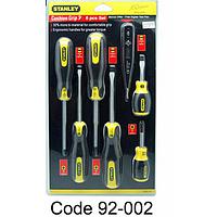 STANLEY 92-002 Cushion Grip Screwdriver Set 6pcs
