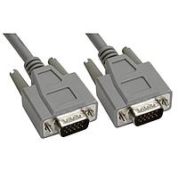 Amphenol Cables on Demand CS-DSDHD15MM0-002.5 Copper Shielded Cable DELUXE HD15M/M MOLDED 2.5'