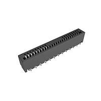 Amphenol FCI HFW25S-4STZE1HLF FFC & FPC Connectors 1.00mm Flex Connector, HFW Straight series, 25 Position, Top Entry Surface Mount, Tin plating, Non-ZIF, Halogen-free .