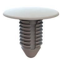 Essentra Components 27RT406820 Push-In Pawl Lock, .406 Hole, .115-.565 Panel Thk