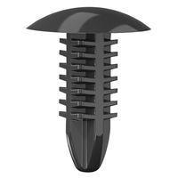 Essentra Components BPF-F4410 Barbed Rivet Rivet,Barbed,Black,.197 in Hole