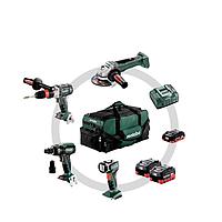 METABO COMBO SET 4.1 LIHD Cordless machines in a set (GB 18 LTX BL Q I + WB 18 LTX BL 125 QUICK + SSW 18 LTX 400 BL + ULA)