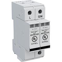 CITEL DS72US-230S AC Power Din Rail AC Power Surge Suppressor, 70kA max, 230V Single Phase, 2P