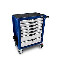 TOPTUL TCAL0704 7-Drawer-Mobile Tool Trolley (Blue)