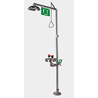Labnori SS3011 Combination Emergency Safety Shower and Eyewash Station