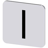 SIEMENS 3SU19000AF810QB0 Labeling Plate, I INSCR. LABEL,SILVER 22 X 22MM, SYMBOL: I