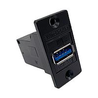 Switchcraft NHUSB3AAB USB Type A NH SERIES USB 3 NARROW MOD PNL