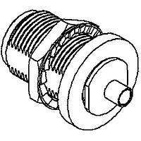 Radiall R161336000 Connectors N / STRAIGHT BULKHEAD JACK PANEL SEAL SOLDER TYPE - CABLE .141