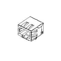 Molex 44282-1004 Modular 8/8CKT FLUSH SMT SHI ELD MOD JK 595PLT EN