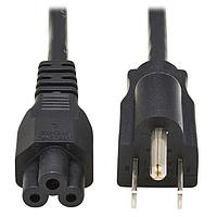 Tripp Lite P013-006 AC Power Cord 18AWG SVT 2.5A 125V 5-15P TO C5 6'