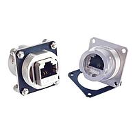 Amphenol CONEC 17-160014 Circular RJ45-IP67 Cat.6a SqFlCup MTSLw/HDWCAP