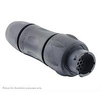 Eaton Souriau-Sunbank UTSX1JC1419PX Receptacles In line receptacle, with cable gland backshell, for 19 male contacts, IP68/69K, keying X