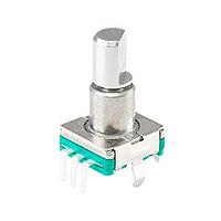 Same Sky (formerly CUI Devices) RIC11-22S15D7-TH Incremental MECH, 20 PPR 20 DET, 5 Vdc, SW, 7 mm smth bush, D shaft, horizontal, TH