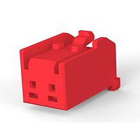 AMP Connectors - TE Connectivity 2-1971793-3 Plug Housing GI CONN 2.5 PLUG HSG 2P RED