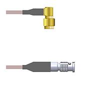Amphenol Custom Cable Q-3800Y000H011i RF Cable Assemblies SMA-RP/HDBNC-SP G142 11I
