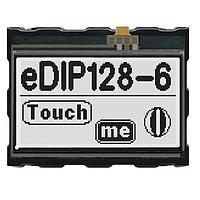 DISPLAY VISIONS EA eDIP128W-6LWTP Graphic LCD Modules 128x64 Intl. Blk/Wht FSTN w/ Touch Panel