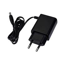 CUI Inc SWI10B-12-EB-P5R Fixed Plugs ac-dc, 12 Vdc, 1 A, SW, wall-plug, EUR, P5 rt center pos, level VI, black