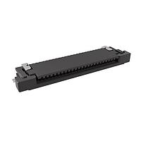Amphenol FCI SFV24R-2STE1HLF Board Mount 0.50mm Flex Connector, SFV-R Series, 24 Position, Top Side Contact, Side Entry Surface Mount ZIF Connector, Halogen Free, Lead Free