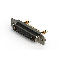 EDAC 628-17W2222-2NA Mixed Contact D-Sub Connectors Vertical Combo Dsub
