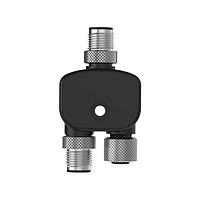 Banner Engineering CSB1-M1240M1240M12M40 Splitter Cables Splitter M12M to M12M and M12F connectors; 4-pin Non-Shielded IP67 AWG 22; Black PUR Cord Straight Connectors; Splitter Length: 0 m