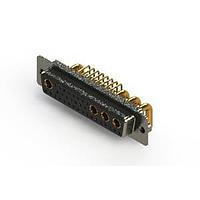 EDAC 630-36W4240-3NA Mixed Contact D-Sub Connectors Right-angle Power Combo D-Sub Connector