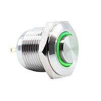 E-Switch PV6H240SS-331 Anti-Vandal 2A 48VDC GRN LED 16mm Off(On) SPST