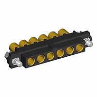 Harwin M80-4000000F1-06-326-00-000 Power to the Board 6 Pos. Female SIL 14AWG Cable Conn. Kit, Jackscrews