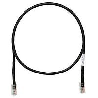 Panduit UTPCH4MBLY Cat 5e Copper Patch Cord, Cat 5e, Black UTP Cab