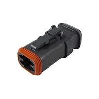 DEUTSCH - TE Connectivity DT06-4S-CE13 4-Way 4P DT PLUG E SEAL ENH RET, SHNK BT ADT