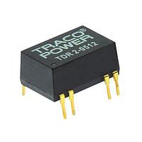 TRACO Power TDR 2-4823 Isolated Product Type: DC/DC; Package Style: DIP-14; Output Power (W): 2; Input Voltage: 36-75 VDC; Output 1 (Vdc): 15; Output 2 (Vdc): -15; Output 3 (Vdc): N/A