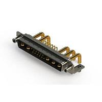 EDAC 629-17W5250-3T5 Mixed Contact D-Sub Connectors Right-angle Power Combo D-Sub Connector