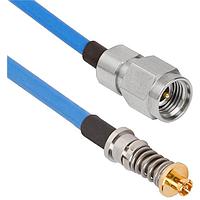 Amphenol SV Microwave FV67.3SMPM-085-MS292-060 RF Cable Assemblies VITA 67.3SMPM 2.92mm STR M 6"Cable