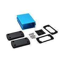 Bud Industries EXN-23351-BL PCB Enclosure Extruded Aluminum Enclosure Blue (1.4 X 2.7 X 3.5 In)