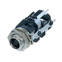 REAN RJ3VM-D1 Phone Connectors 1/4" Vert TRS Jack Alt PCB Contact