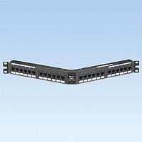 Panduit DPA24688TGY - Punchdown Patch Panel Cat6 Angled 24