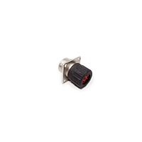 Amphenol SINE Systems RT00123PNHEC Connectors Receptacle, Square Flange, 3 Position, Male, Shell Size 12, and End Cap with Individual Wire Sealing