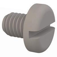 Essentra Components 011032P025PC Slotted Pan Slotted Screw, #10-32 Thread, 1/4 Lg