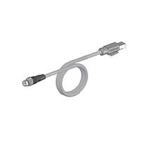 Omron Automation and Safety XS5W-T421-AMC-K Cat 5e Ethernet Connector & Cable w/M12-RJ45 .3