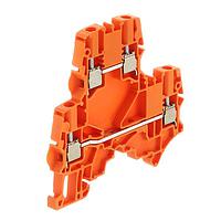 AMP Connectors - TE Connectivity ZS4-D2-OR Feed Through Terminal Block Aut SNK Screw