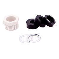 Molex 93600-0346 Accessories Plastic Gable Gland w/ Gasket Nut M16x1.5 Thread Grey RAL 7001