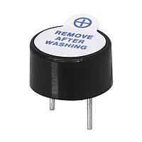 Same Sky (formerly CUI Devices) CMI-9605IC-0580T Electromagnetic buzzer, 9.6 mm x 5 mm deep, M, 5 VDC, 80 dB, Through Hole, Intergrated Circuit Audio Indicator