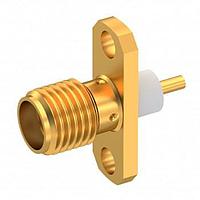 Radiall R125462000 Panel Receptacles SMA 2 HOLE FLNG JACK RECP W/SHLDR CONT