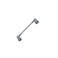 Amphenol LTW RCP5UM-RCP5UM-SR7A01 Cat 5e RJ45, Middle Size, 1.5A, Overmolded, Right Angle